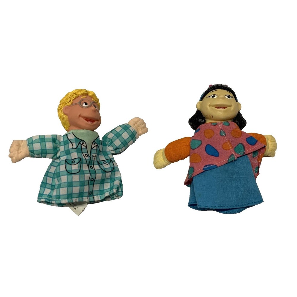1995 Russ Berrie The Puzzle Place Toy Finger Puppets Kids TV Show